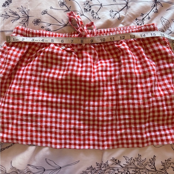C&C California Red Checkered Skater Skirt - Picture 8 of 8